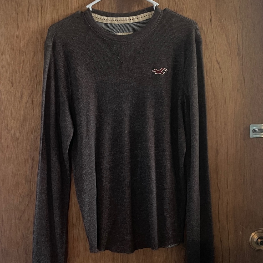 Hollister Brown Striped Shirt